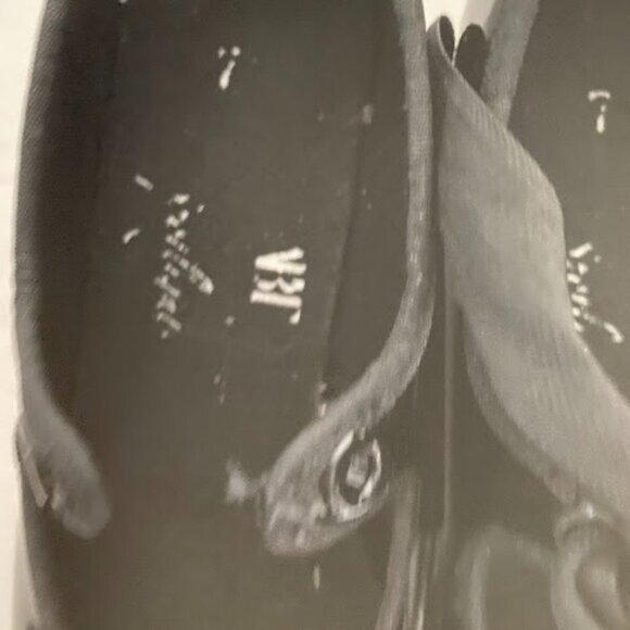 ABT Spotlights American Ballet Theatre Black Patent Tap Shoes Girls Size 7 - Picture 6 of 8